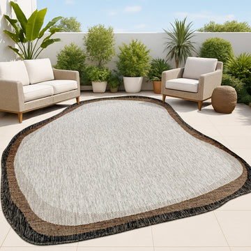 Wyatt Modern Rustic Abstract Indoor/Outdoor Area Rug